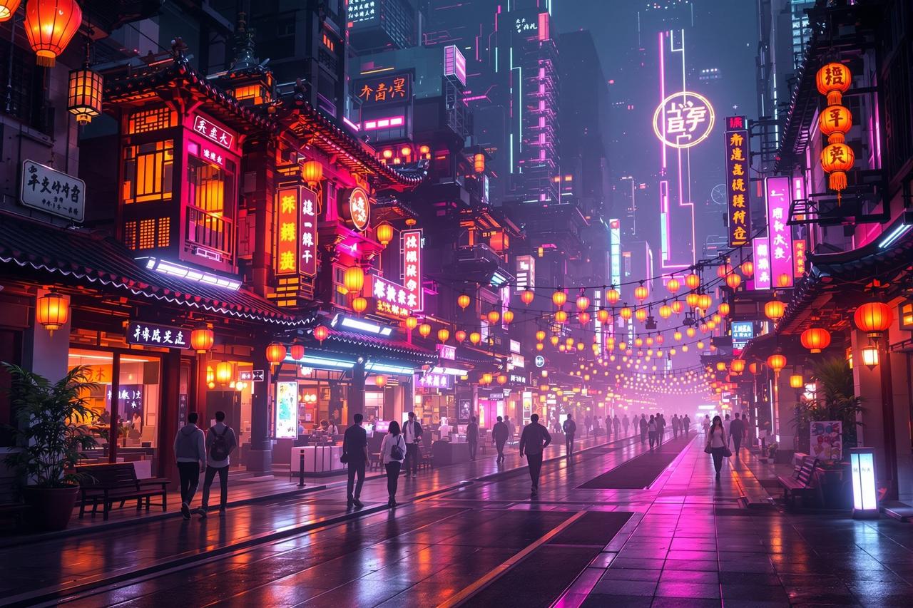八一影院-赛博朋克美学:当东方遇见未来